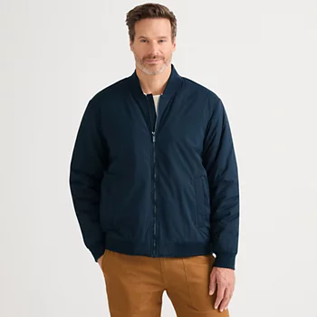 Men's Lightweight Insulated Bomber Jacket